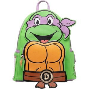 NWT Loungefly Nickelodeon TMNT Donatello Cosplay Women's Backpack